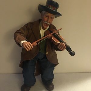 Caroler Playing the Violin
